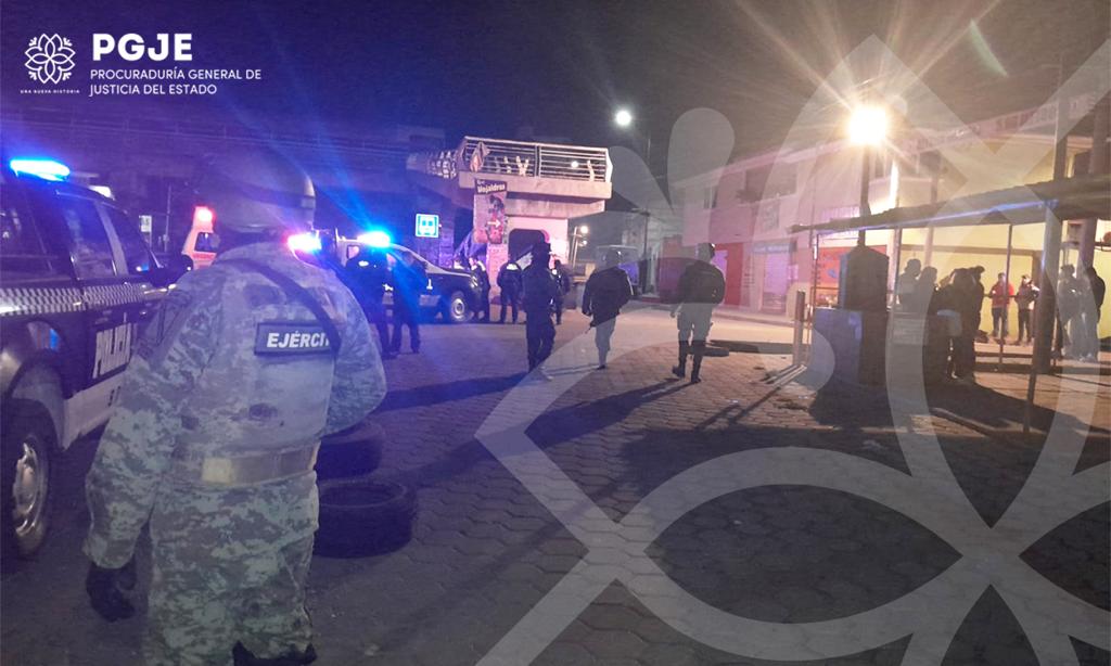PGJE inicia carpeta de investigación con protocolo de feminicidio, por hechos en San Pablo del Monte